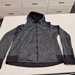 Danskin Now Black/Grey Mid Weight Hoodie Size XL
